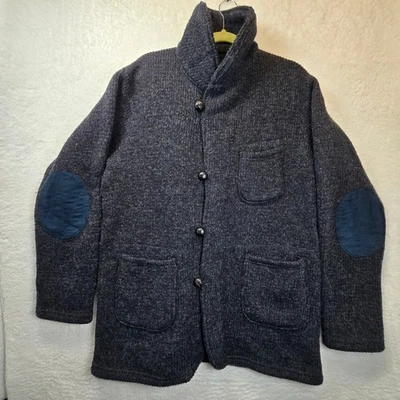 Engineered Garments Wool Blend Mens Large Jacket Chunky Shawl Sweater Shacket US - Image 1 of 4