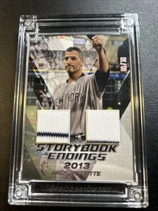 Jersey Fusion Andy Pettite 6/26/13 Dual Worn Material Jersey w/ PINSTRIPES! /75 - Picture 1 of 2