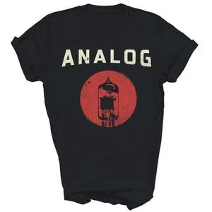 Vacuum Tube Amp Analog Vintage 80s Unisex Shirt Gift Men Women - Picture 1 of 5