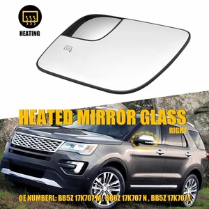 Espejo retrovisor lateral izquierdo de vidrio con ajuste térmico para Ford Explorer 2011-2019 BB5Z17K707M EE. UU. - Imagen 1 de 11