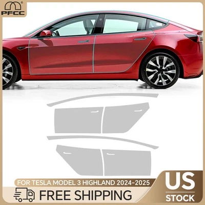 Doors Precut Paint Protection Film (PPF) For Tesla Model 3 Highland 2024-UP - Image 1 of 4