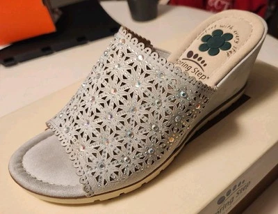 Spring Step Size 38 Calla Comfort Platform Sandals US 7.5-8 - Image 1 of 4