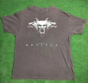 T-shirt promozionale film Dracula Bram Stoker's 1992 rara vintage taglia grande - Foto 1 di 9