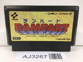 AJ3267 Rampart Nintendo Famicom NES Japan