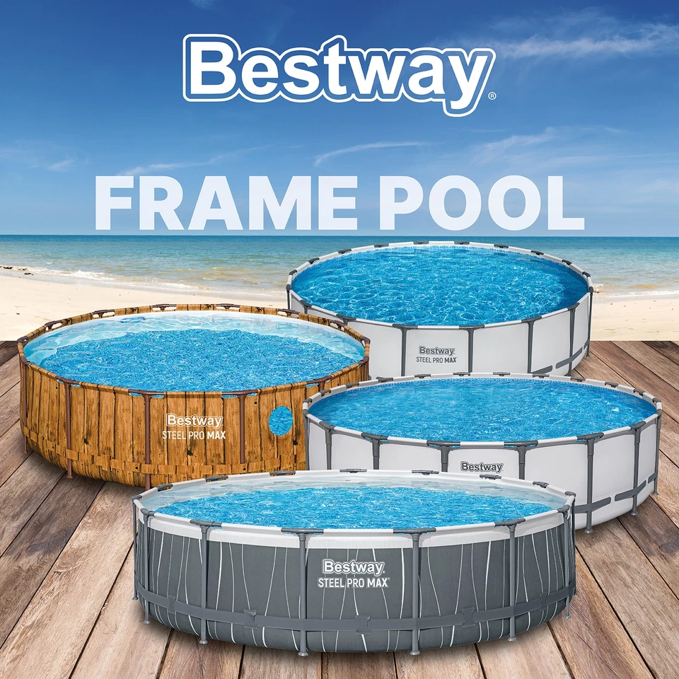 Frame Pool Komplettset mit Filterpumpe Aufstellpool Swimmingpool Schwimmbecken - Bild 1 von 1