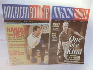 Lot Of 2 American Bowler Quarterly Spring 2004 & Summer 2005 Dick Webber - Bild 1 von 4