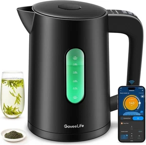 1.7L Smart Kettle Temperature Control 1500W WiFi Electric Tea Kettle LED Lights - Picture 1 of 10