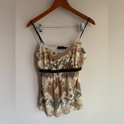 Camisola para mujer The Limited en crema, marrón y verde Foto 1 de 3