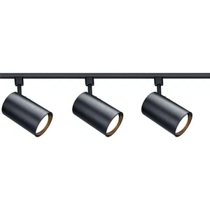 48 in. R30 Black Straight Cylinder Track Lighting Kit - Picture 1 of 1