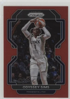 2022 Panini Prizm WNBA Red Prizm /199 Odyssey Sims #102 - Image 1 of 2