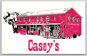 Postal cromada Casey's Limestone Hotel New York - Imagen 1 de 2