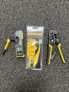 Klein Tools Bundle-Cable Crimper VDV226-110 - Radial Stripper $ Splicer 226-011 - Picture 1 of 7