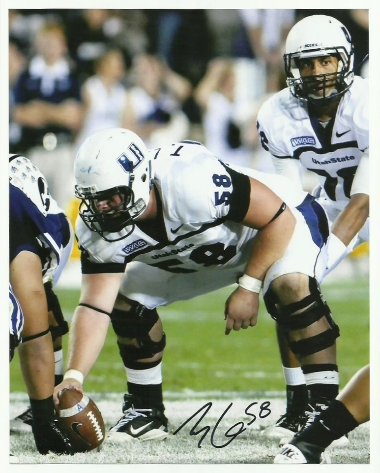 TYLER LARSEN Signed/Autographed UTAH STATE ST. AGGIES 8x10 Photo w/COA - Image 1 of 1