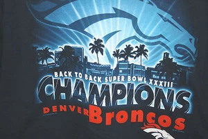 Camisa Grande L Nueva Con Etiquetas De Colección 1999 Denver Broncos Superbowl XXXIII - Imagen 1 de 3