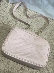Tory Burch Alexa Leather Crossbody Camera Bag Pink - Picture 1 of 13