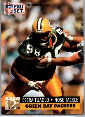 1991 NFL Pro Set - #764 Esera Tuaolo - Image 1 of 2