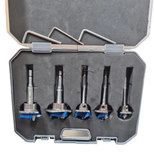 SET DI 5 FRESE TAZZA METALLO DURO DA 15 25 25 30 35MM PER FERRO PLASTICA LEGNO - Imagen 1 de 9