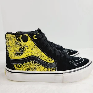 Vans x SpongeBob SquarePants Skate SK8 HI Gigliotti Gold Size Men 6 Women 7.5 - Picture 1 of 15