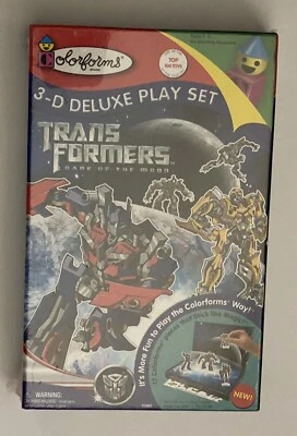 Transformers Dark Of The Moon Colorform Set New 3D Play Set - Image 1 of 2