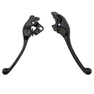 Hand Carbon For Honda VTR 1000F 98-05 VFR Brake & Clutch Hand Levers Finger - Picture 1 of 3