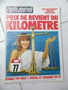 L'Auto-Journal 1977 n°1 Volkswagen Golf Diesel Renault 30 TS - Foto 1 di 1