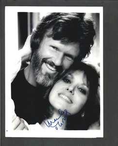 Marlo Thomas - Autógrafo firmado 7x9 TV Still - Kris Kristofferson - Imagen 1 de 2