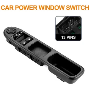 Right Driver Side Window Control Switch Button For Peugeot 207 Citroen 6554.QC - Picture 1 of 10