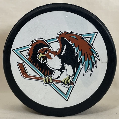 Bakersfield Condors Hockey Puck - WCHL Minor League Cover