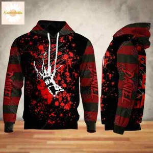 Camisa Halloween Freddy Krueger, Personajes de Terror Personalizados 3D SUDADERA CON CAPUCHA MEJOR PRECIO - Imagen 1 de 3
