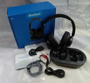 Mutbam M1 Cuffie Bluetooth Wireless con Base di Ricarica Trasmettitore #TXBIN5 - Foto 1 di 13