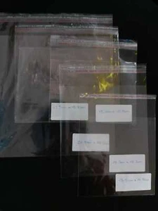 Clear Cellophane Bags Display Self Adhesive Peel And Seal Plastic Wax Melt Cello - Picture 1 of 4