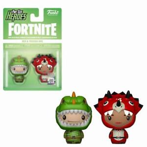 Funko Pint Sized Heroes: Fortnite A - Rex & Tricera Ops - Collectable Vinyl Figu
