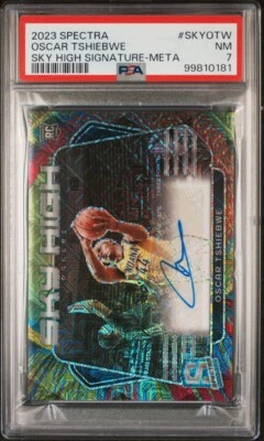 2023 SPECTRA OSCAR TSHIEBWESKY HIGH SIGNATURE-META 25/25 Omega PSA - Image 1 of 2