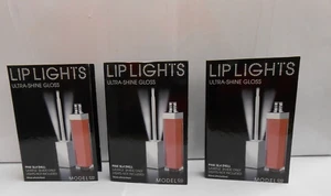 3 Model Co Lip Lights Ultra Shine gloss Mini - no lights PINK SEA SHELL - Picture 1 of 1