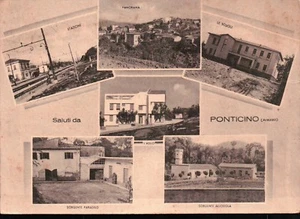 ANNI '50 CARTOLINA DI PONTICINO " SALUTI DA PONTICINO AREZZO " - C4-2177 - Imagen 1 de 2