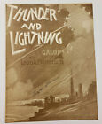 Sheet Music-&quot;Thunder and Lightning&quot; a Galop by Louis A Drumheller, 1909  (SM41)