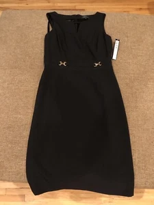 Elie Tahari Arthur S Levine Women’s Dress Black & Gold Size 2 - New With Tags - Picture 1 of 5