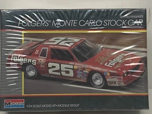 Monograma 1/24 #25 FOLGERS 1989 MONTE CARLO - TIM RICHMOND STOCK CAR - NOS - Imagen 1 de 8
