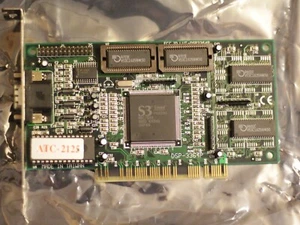 S3 Trio64 86C764X PCI VGA video card 2 MB ram - Picture 1 of 9