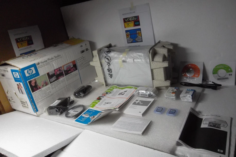 HP Photosmart 7850 Printer w/E317 Digital Camera USB 32MB 4800x1200 Q6335A NEW - Image 1 of 4