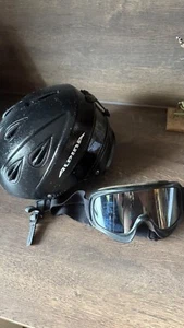 Alpina Skihelm Gr.57 - 61,gebraucht mit Skibrille und Originalbeutel - Bild 1 von 7