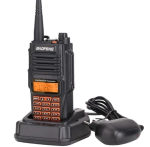 RICETRASMITTENTE BAOFENG UV-9R RADIO DUAL BAND WALKIE TALKIE IMPERMEABILE PLUS - Foto 1 di 11