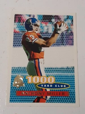 Anthony Miller Denver Broncos 1996 Topps 1000 Yard Club Card #256 - Image 1 of 2