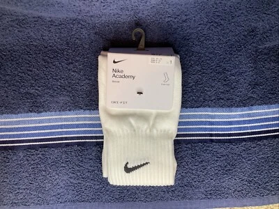 Nike Unisex Classic Over-the-Calf Soccer Socks 6-8 Men, 6-10Women SX4120-101 Wht - Image 1 of 2