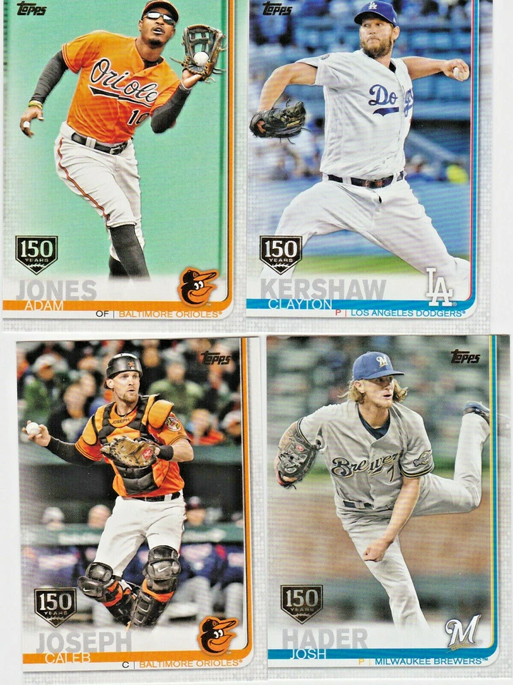 2019 Topps Series 1 2 & UPDATE 150th Anniversary Gold Stamped Parallel YOU PICK - Image 1 of 2