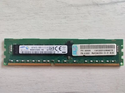 IBM Samsung 8GB 1Rx4 PC3L-12800R-11-12-C2-D3 M393B1G70QH0-YK0 DDR3L-1600 RDIMM - Immagine 1 di 4