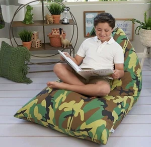 Butterfly Craze Bean Bag Chair Cover Camouflage Pattern 50”x35”x30” - Picture 1 of 5
