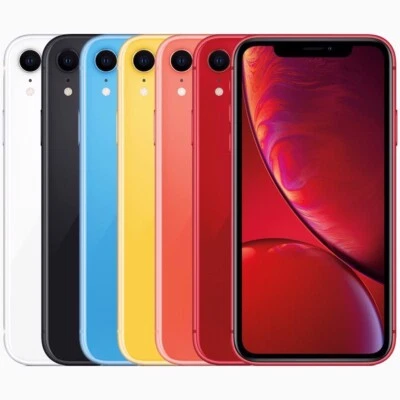 Apple iPhone XR 64GB 128GB 256GB Unlocked Smartphone - All Colors - Good - Image 1 of 4