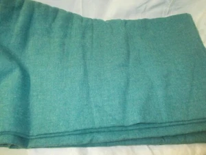 Vintage wool teal/aqua heather Fabric Material - Picture 1 of 4