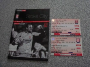 Stoke City v Walsall 2005-06 FA Cup Programme & Ticket Stubs - Picture 1 of 1